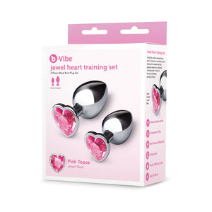 B-Vibe Jewel Metal Training Plug Set Anal - Anal Metal Toys Buy Sex Toys in Singapore LoveisLove U4Ria