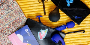 b-Vibe x Le Wand Anal Massage & Education Set (10 Pcs) Blue ( Best Seller Kit )