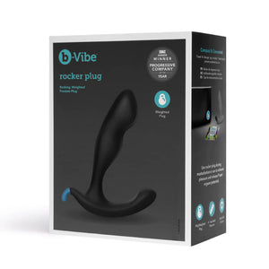 b-Vibe Rocker Plug Rocking Weighted Prostate Plug Black Prostate Massagers - Other Prostate Toy Buy Sex Toys in Singapore LoveisLove U4Ria