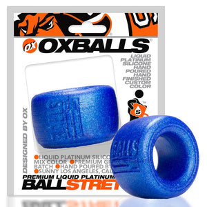 Oxballs Balls-T Silicone Smoosh BallStretcher Black or Blueballs Metallic or Red