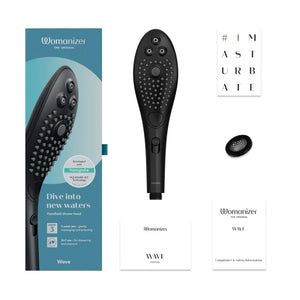 Womanizer Wave Shower Head 2-in-1 Masturbator or (Shower Hose and Arm Mount Set) Buy in Singapore LoveisLove U4Ria 