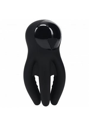 Shots LEVELZ Digital Vibrating Silicone Penis Head Stimulator with Tentacles Black Or Teal Male Mastubators - Vibrating Masturbators Buy Sex Toys in Singapore LoveisLove U4Ria