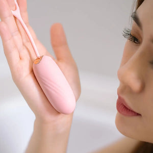 Blush Blossom Vibrating Bullet with Loop Pull Cord Vibrators - Bullet & Egg Buy Sex Toys in Singapore LoveisLove U4Ria