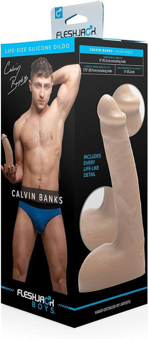 Fleshjack Boys Calvin Banks 7.75 Inch Dildo or Spank Bank Signature Butt Buy in Singapore LoveisLove U4Ria