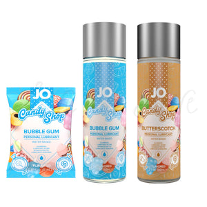 System JO H2O Flavored Candy Shop Bubble Gum or Butterscotch