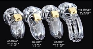 CB-X CB-3000 3 Inch Male Chastity Cock Cage Kit (Authorized Dealer)