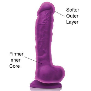 NS Novelties Colours Dual Density 8 Inch Dildo