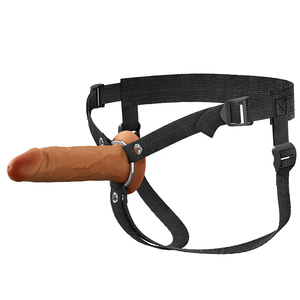 Fantasy X-Tensions Elite Hollow Silicone Strap-On 6 Inch or 7 Inch or 8 Light or Brown Hollow Strap-Ons Buy Sex Toys in Singapore LoveisLove U4Ria