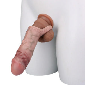 Lifelike Silicone Penis Sleeve 5.98 Inch For Him - Penis Sheath/Sleeve Buy Sex Toys in Singapore LoveisLove U4Ria