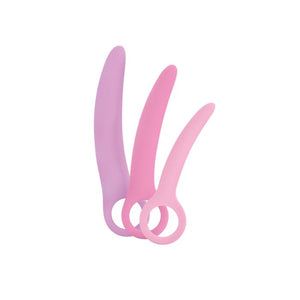 Creative Conceptions Skins Care Deluxe Silicone Curved Dilator 3-Piece Kit (S-M or M-L) or 5-Piece Kit (S-M-L) For Her - Dilator Kit/Set  Buy Sex Toys in Singapore LoveisLove U4Ria