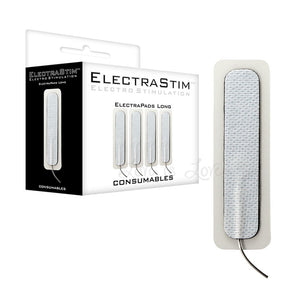 ElectraStim Electrapads Square or Long Self-Adhesive Pads 4 Pack ElectroSex Gear - ElectraStim ElectraStim  Buy in Singapore LoveisLove U4Ria