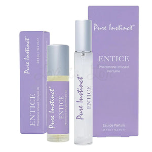 Classic Erotica Pure Instinct Pheromone Infused Entice Perfume Oil or Spray Enhancers & Essentials - Aromas & Stimulants Buy Sex Toys in Singapore LoveisLove U4Ria
