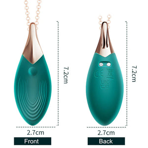 Erocome Vela Discreet Necklace Vibrator Egg Green  Buy in Singapore LoveisLove U4Ria