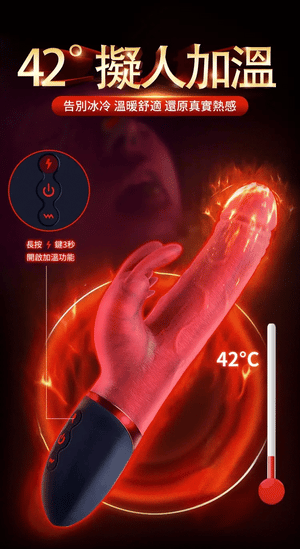 Erocome Canismajor Pro Thrusting & Heating Rabbit Vibrator Vibrators - Rabbit Vibrators Buy Sex Toys in Singapore LoveisLove U4Ria