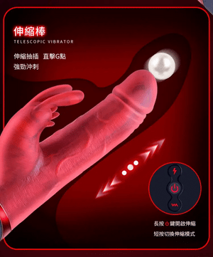 Erocome Canismajor Pro Thrusting & Heating Rabbit Vibrator Vibrators - Rabbit Vibrators Buy Sex Toys in Singapore LoveisLove U4Ria