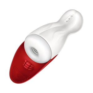 Erocome Virgo Vibrating Masturbator with Tongue Stimulator