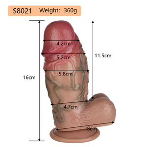 Leo V Thick Realistic Silicone Dildo with Suction Cup 4.5 Inch Dildo - Realistic Dildos Buy Sex Toys in Singapore LoveisLove U4Ria
