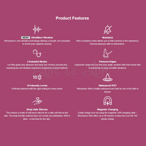 Womanizer Vibe Lay on Vibrator With New UltraWave Vibration Buy in Singapore LoveisLove U4Ria