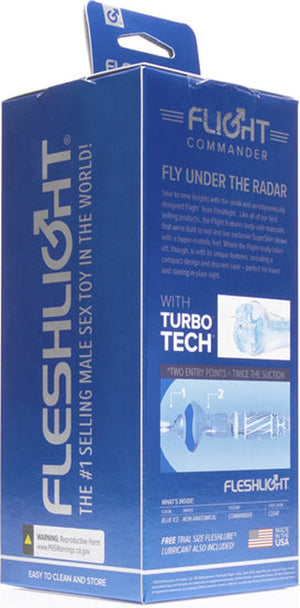 Fleshlight Flight Commander with Turbo Tech Masturbator Blue Ice Buy in Singapore LoveisLove U4Ria 