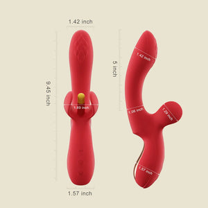 Honey Play Box Fortexa App-Controlled Flapping Dual Vibrator Blue or Red Vibrators - Clit Stimulation & G-Spot Buy Sex Toys in Singapore LoveisLove U4Ria