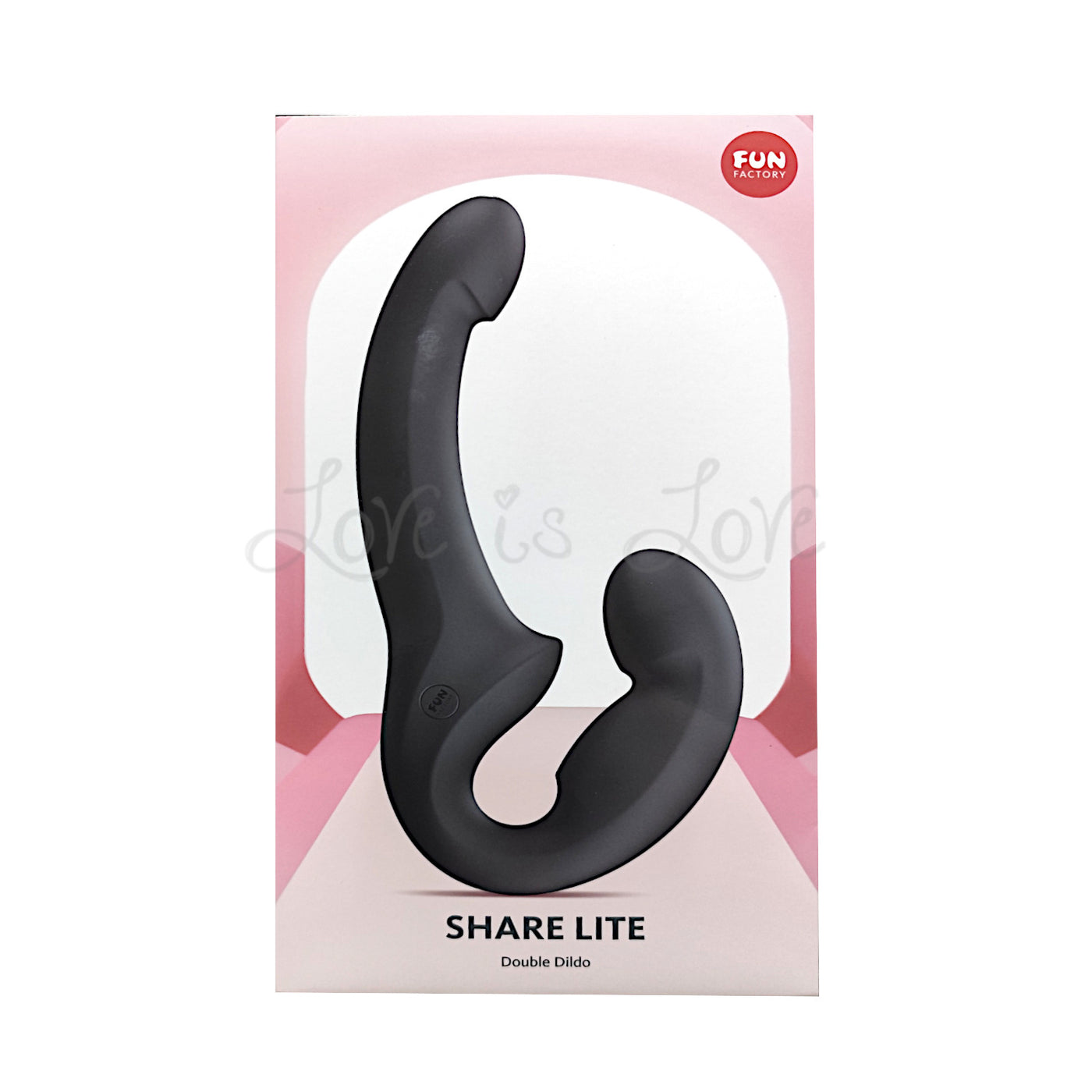 Fun Factory Share Lite Silicone Double Dildo Black (Brand New Edition Love is Love Fun Factory Share Lite Silicone Double Dildo Black (Brand New Edition Love is Love