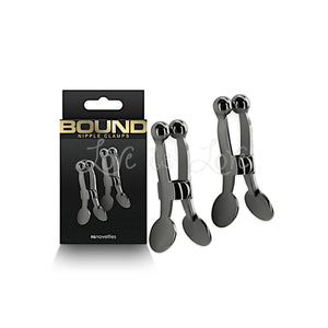 NS Novelties Bound Metal Nipple Clamps C1 Rose Gold or Gunmetal Buy in Singapore LoveisLove U4Ria