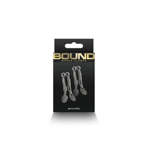 NS Novelties Bound Metal Nipple Clamps C1 Rose Gold or Gunmetal Buy in Singapore LoveisLove U4Ria