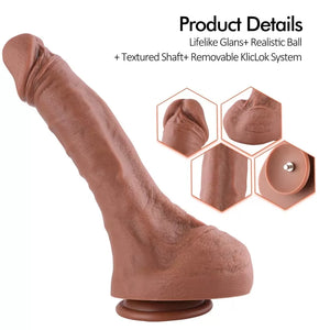 Hismith 11.8" Huge Dual Layered Silicone Dildo with Curved Shaft Dildo - Realistic Dildos Buy Sex Toys in Singapore LoveisLove U4Ria