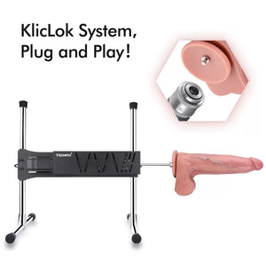 Hismith 13.5" Giant Dual Layered Silicone Dildo with Suction Cup & Removable Kliclok Dildo - Realistic Dildos Buy Sex Toys in Singapore LoveisLove U4Ria