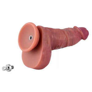 Hismith 6.6" Dual-layered Short Fat Silicone Dildo with Suction Cup & Removable Kliclok Dildo - Realistic Dildos Buy Sex Toys in Singapore LoveisLove U4Ria
