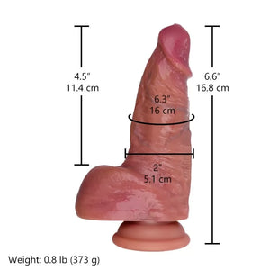 Hismith 6.6" Dual-layered Short Fat Silicone Dildo with Suction Cup & Removable Kliclok Dildo - Realistic Dildos Buy Sex Toys in Singapore LoveisLove U4Ria