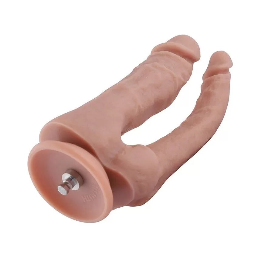 Hismith 7.7" Dual Penetration Silicone Dildo for KlicLok System Double Penetration Buy Sex Toys in Singapore LoveisLove U4Ria
