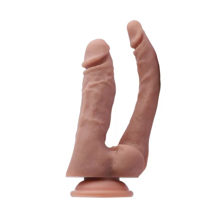 Hismith 7.7" Dual Penetration Silicone Dildo for KlicLok Sex Machine System