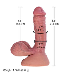 Hismith 8.5" Dual Density Realistic Silicone Dildo with Suction Cup & Removable Kliclok Dildo - Realistic Dildos Buy Sex Toys in Singapore LoveisLove U4Ria