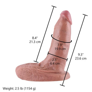 Hismith 9.3" Ultra Realistic Dual Layered Silicone Dildo with Lifelike Glans, Shaft & Balls Dildo - Realistic Dildos Buy Sex Toys in Singapore LoveisLove U4Ria