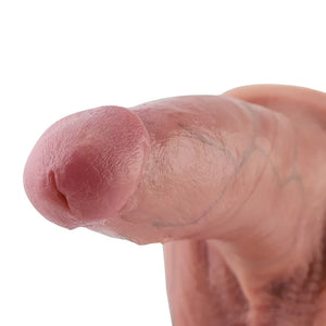 Hismith 9.3" Ultra Realistic Dual Layered Silicone Dildo with Lifelike Glans, Shaft & Balls Dildo - Realistic Dildos Buy Sex Toys in Singapore LoveisLove U4Ria