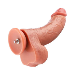 Hismith 9" Dual Layered Realistic Silicone Dildo with Curved Shaft Dildo - Realistic Dildos Buy Sex Toys in Singapore LoveisLove U4Ria