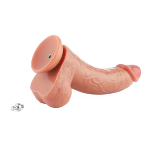 Hismith 9" Dual Layered Realistic Silicone Dildo with Curved Shaft Dildo - Realistic Dildos Buy Sex Toys in Singapore LoveisLove U4Ria