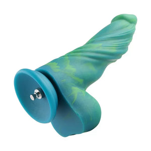 Hismith 9.5" Silicone Fantasy Dildos with Protruding Lines & Tapered Head Dildos - Large & Unique Dildos Buy Sex Toys in Singapore LoveisLove U4Ria