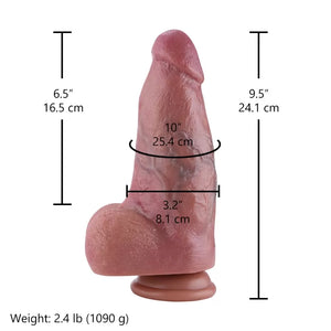 Hismith 9.5" Thick Dual Density Silicone Dildo with Realistic Texture Dildo - Realistic Dildos Buy Sex Toys in Singapore LoveisLove U4Ria