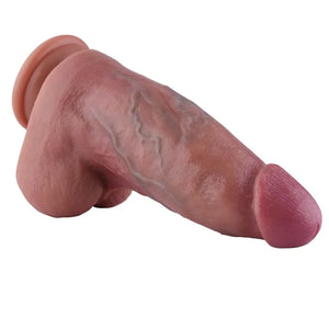 Hismith 9.5" Thick Dual Density Silicone Dildo with Realistic Texture Dildo - Realistic Dildos Buy Sex Toys in Singapore LoveisLove U4Ria