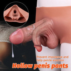 Silicone Strap-on Hollow Penis Briefs 5.3 INCH Strap-Ons & Harnesses - Strap-On Dildos Buy Sex Toys in Singapore LoveisLove U4Ria