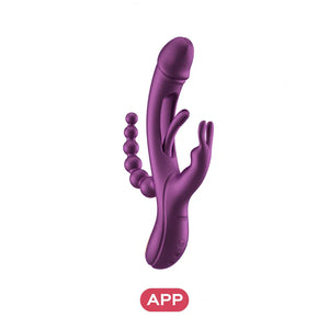 Honey Play Box Trilux Tapping Finger App-Controlled Rabbit Vibrator With Anal Beads Vibrators - Clit Stimulation & G-Spot  Buy Sex Toys in Singapore LoveisLove U4Ria