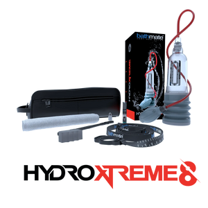 Bathmate HydroXtreme 5/6/7/8/9/11 Penis Pump Clear [Authorized Dealer] (FREE Pump Timer)