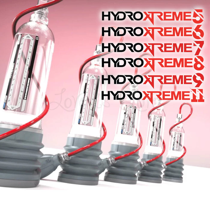 Bathmate HydroXtreme 5/6/7/8/9/11 Penis Pump Clear [Authorized Dealer] (FREE Pump Timer)