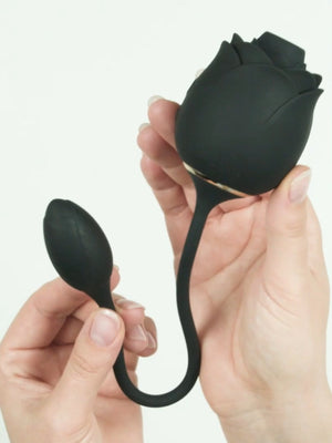 Fifty Shades of Grey Dark Blushing Rose Clitoral Suction And Vibrating Egg For Her - Clitoral Suction Buy Sex Toys in Singapore LoveisLove U4Ria