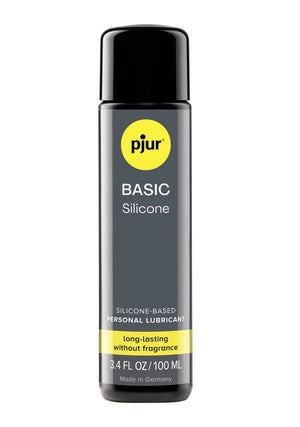 Pjur Basic Silicone Lubricant 100 ML 3.4 FL OZ Lubes & Toy Cleaners - Silicone Based Buy Sex Toys in Singapore LoveisLove U4Ria