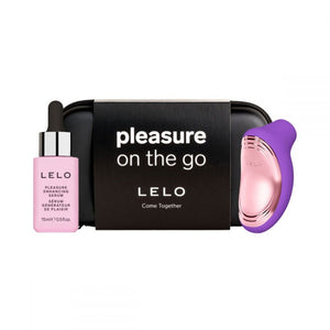 LELO Pleasure On The Go Sona 2 Travel Kit B With Lelo Pleasure Enhancing Serum Pink