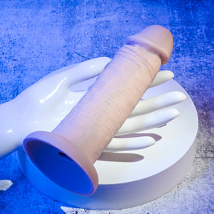 Evolved Girthy Rechargeable Vibrating Realistic Silicone Dildo Light or Dark, 6" Or 7" Vibrators - Realistic Vibrators  Buy in Singapore LoveisLove U4Ria