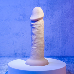 Evolved Girthy Rechargeable Vibrating Realistic Silicone Dildo Light or Dark, 6" Or 7" Vibrators - Realistic Vibrators  Buy in Singapore LoveisLove U4Ria
